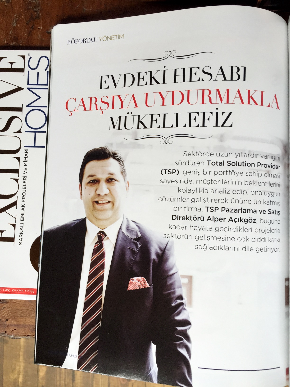 Evdeki Hesabı Çarşıya Uydurmakla Mükellefiz — Exclusive Homes basın görseli