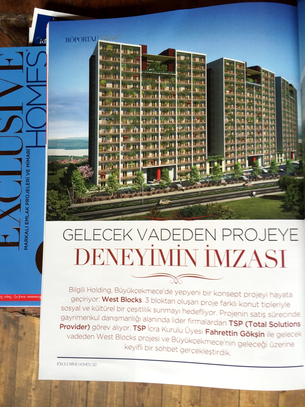 Gelecek Vadeden Projeye Deneyimin İmzası — Exclusive Homes basın görseli